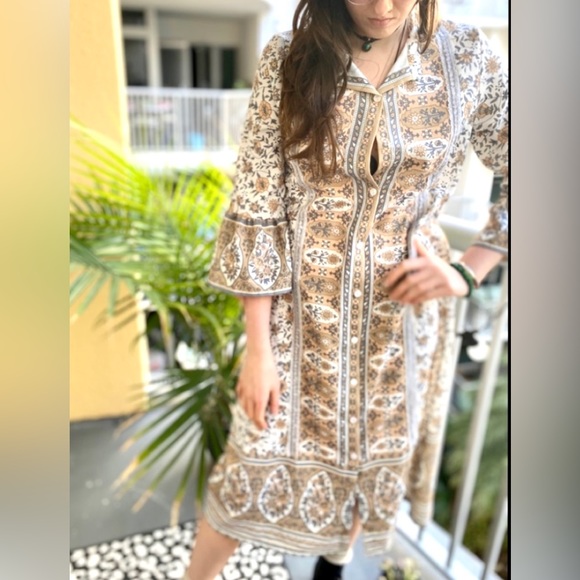 Bohemian style kaftan - Picture 2 of 3